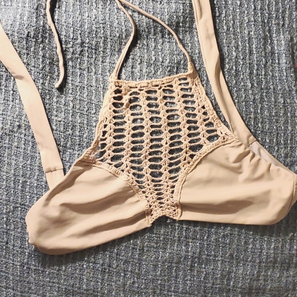 Kendall & Kylie Crochet Bikini Top